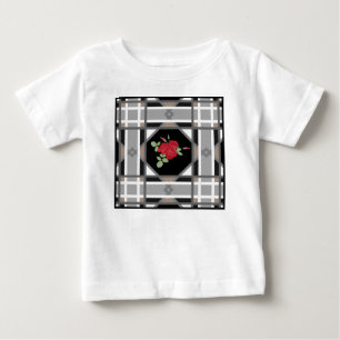 Camiseta Para Bebê Rosas vermelhas, retrato