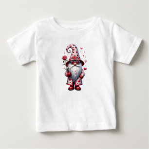 Camiseta Para Bebê Roses & Hearts Gromes Dia dos Namorados