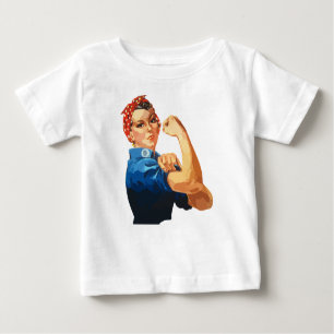 Camiseta Para Bebê Rosie clássico feito sob encomenda o rebitador