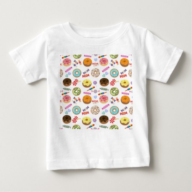 Camiseta Para Bebê rosquinha (Frente)
