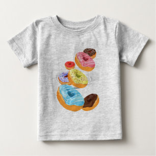 Camiseta Para Bebê Rosquinhas