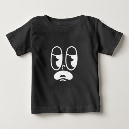 Camiseta Para Bebê Rosto de Falha Atordoado