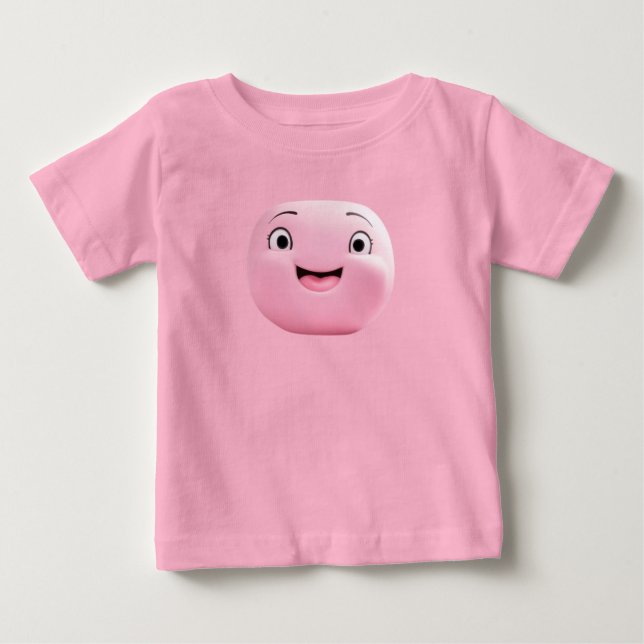 CAMISETA PARA BEBÊ ROSTO DE TINTA (Frente)