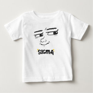 Camiseta Para Bebê Rosto Sigma Engraçado - Mindset Alfa com Torção