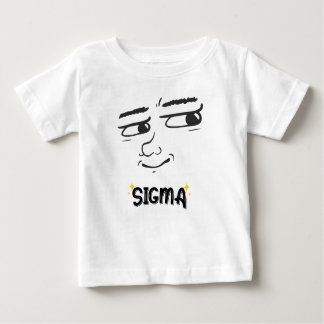 Camiseta Para Bebê Rosto Sigma Engraçado - Mindset Alfa com Torção