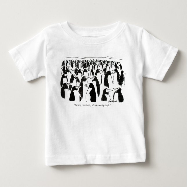 Camiseta Para Bebê Roubo de identidade (Frente)