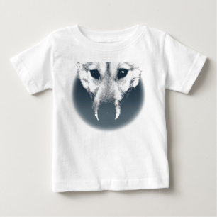 Camiseta Para Bebê Rouco Pup Baby Toto Rouco Wolf Baby Vestido