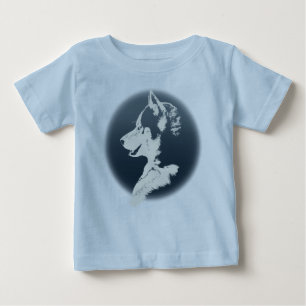 Camiseta Para Bebê Rouco Romper Siberiano