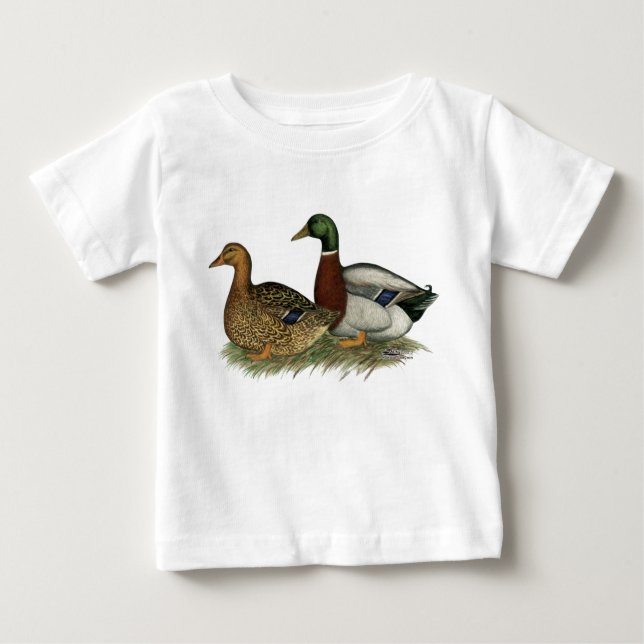 Camiseta Para Bebê Rouen Ducks (Frente)