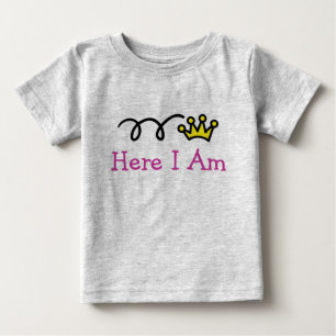 Camiseta Para Bebê Roupa bonito do bebê com texto engraçado  
