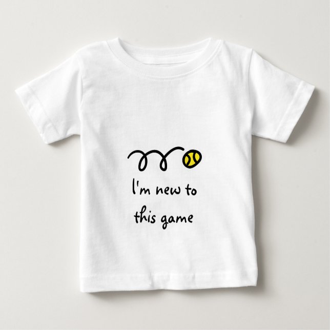 Camiseta Para Bebê Roupa de bebê com dito fofo - humor Tênis (Frente)