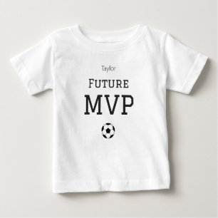Camiseta Para Bebê Roupa de Bebê com Nome Personalizado Future MVP