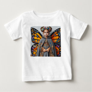 Camiseta Para Bebê Roupa de Halloween Feliz Borboleta Bebê Jersey Fin