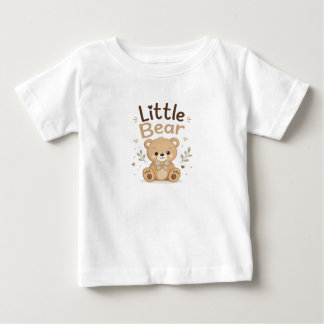 Camiseta Para Bebê Roupa de Presente para Recém-Nascido Urso Teddy Fo