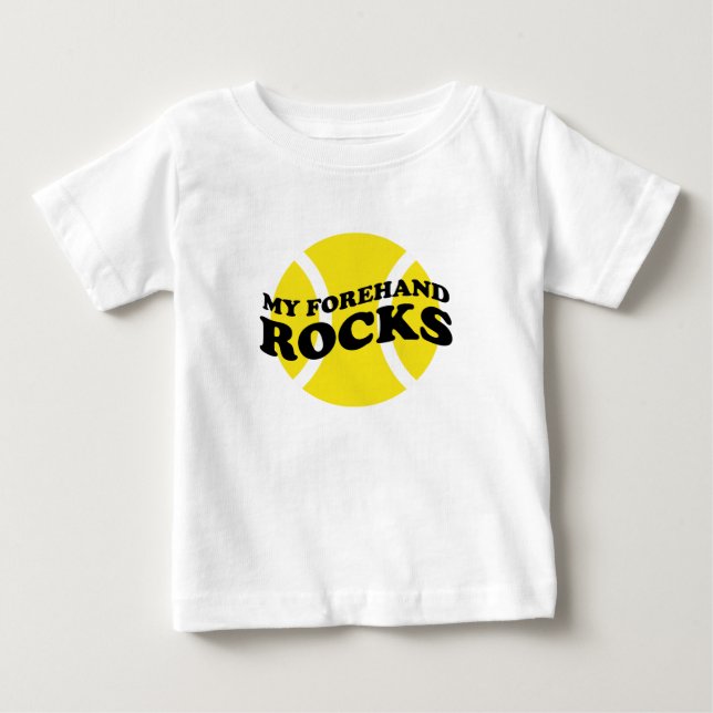 Camiseta Para Bebê Roupa de tênis de bebê com slogan fofo dizendo (Frente)