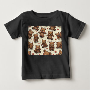 Camiseta Para Bebê roupa de ursinho