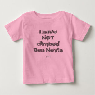 Camiseta Para Bebê Roupa do bebê de Ben Nevis 1