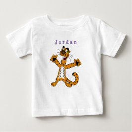 Camiseta Para Bebê roupa interior engraçada, tigre de gato.
