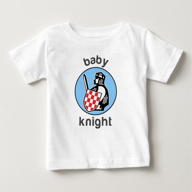 Camiseta Para Bebê Roupa para bebê Knight (Frente)