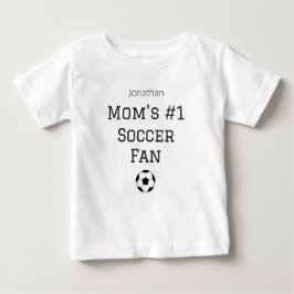 Camiseta Para Bebê Roupa Personalizada para Bebê com Nome e Futebol d