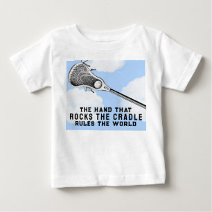 Camiseta Para Bebê Roupas de Bebê de Lacrosse Camiseta de Bebê