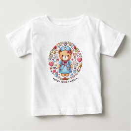 Camiseta Para Bebê Roupas de bebê enfermeira presente meninos/meninas