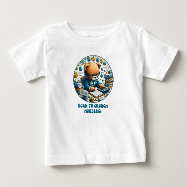 Camiseta Para Bebê Roupas de bebê para rapazes/raparigas (Frente)