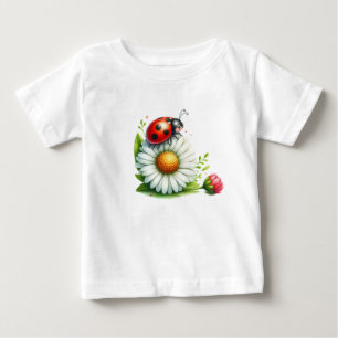 Camiseta Para Bebê Roupas de Criança T-Shirt-Pastel Primavera