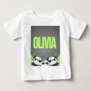 Camiseta Para Bebê Roupas de Toddler Personalizadas - Crianças De Nom
