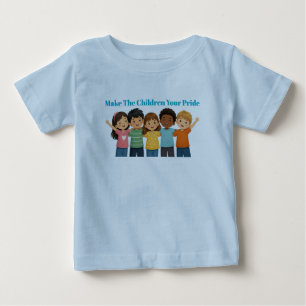 Camiseta Para Bebê Roupas infantis inspiradoras