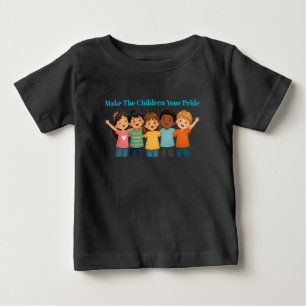 Camiseta Para Bebê Roupas infantis inspiradoras