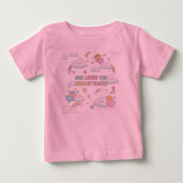 Camiseta Para Bebê Roupas infantis inspiradoras