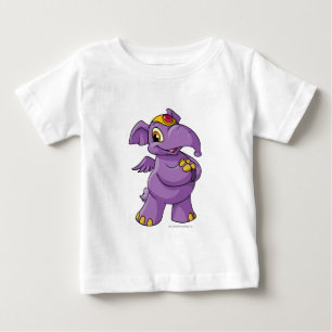 Camiseta Para Bebê Roxo de Elephante