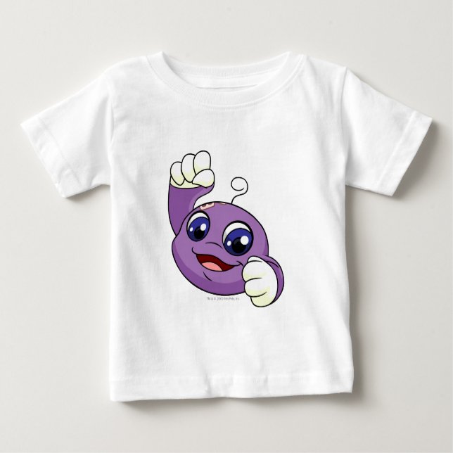 Camiseta Para Bebê Roxo de Kiko (Frente)