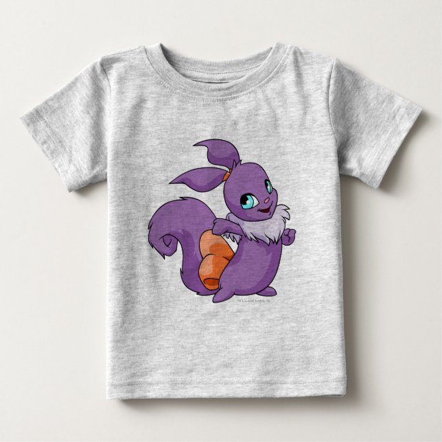 Camiseta Para Bebê Roxo Usul (Frente)