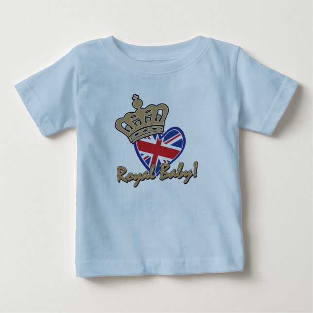 Camiseta Para Bebê Royal Baby (Frente)