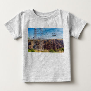Camiseta Para Bebê Royal Gorge Bridge Side View Toddler T-shirt