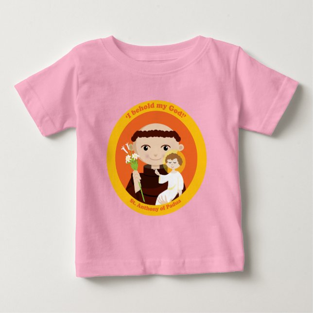 Camiseta Para Bebê Rua. Anthony de Pádua (Frente)