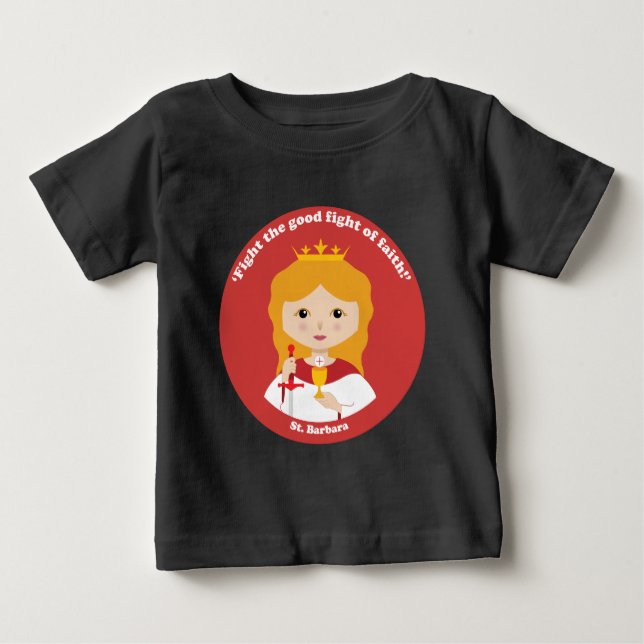 Camiseta Para Bebê Rua. Barbara (Frente)