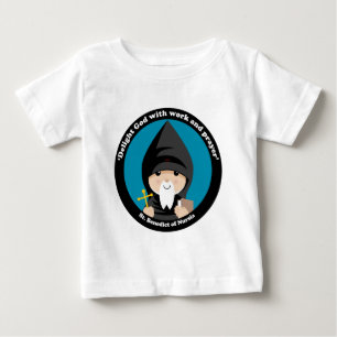 Camiseta Para Bebê Rua Benedict de Nursia