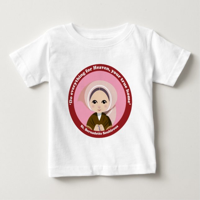 Camiseta Para Bebê Rua Bernadette Soubirous (Frente)