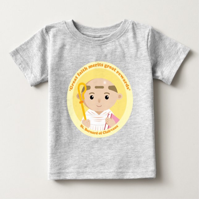 Camiseta Para Bebê Rua Bernard de Clairvaux (Frente)