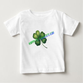 Camiseta Para Bebê Rua de criança, Patrick's Day Lucky Shamrock. St P