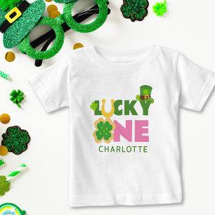 Camiseta Para Bebê Rua de uma primeiro aniversario bonita, dia de Pat