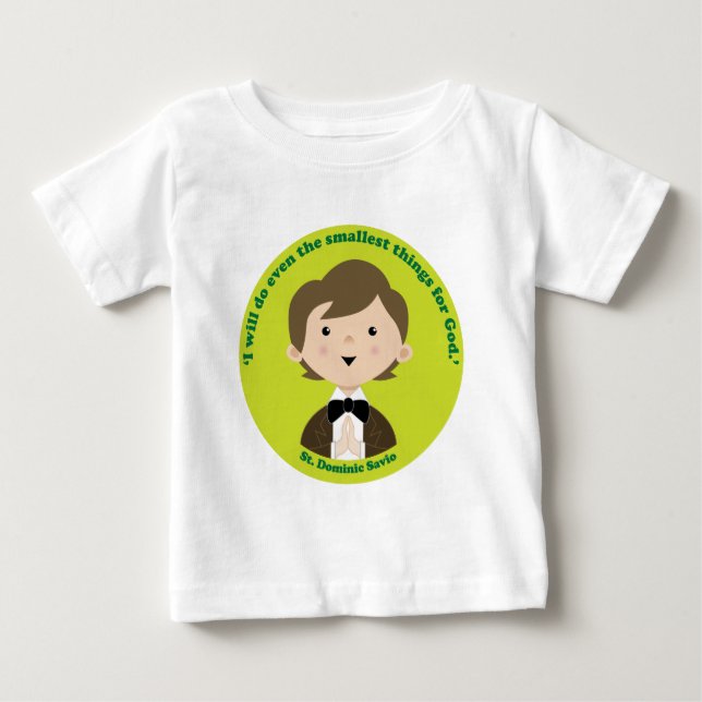 Camiseta Para Bebê Rua Dominic Savio (Frente)
