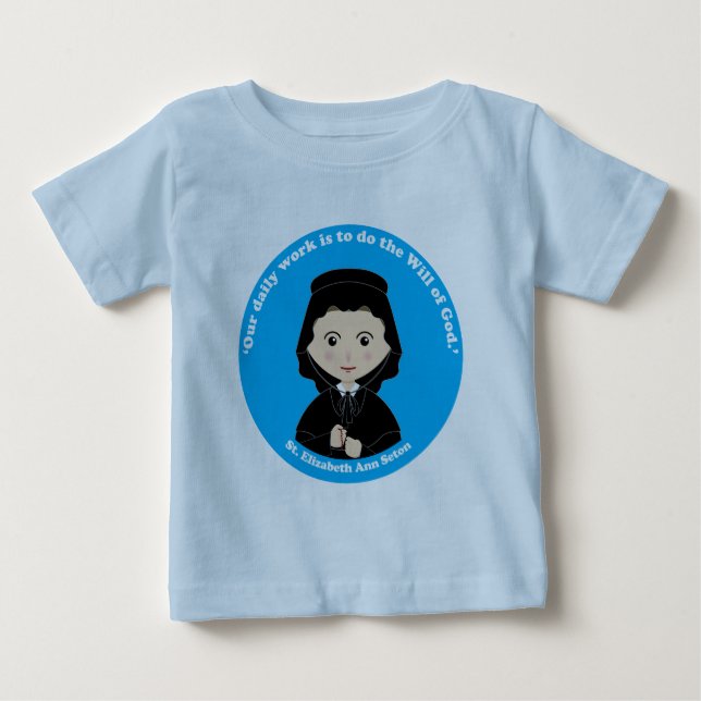 Camiseta Para Bebê Rua Elizabeth Ann Seton (Frente)