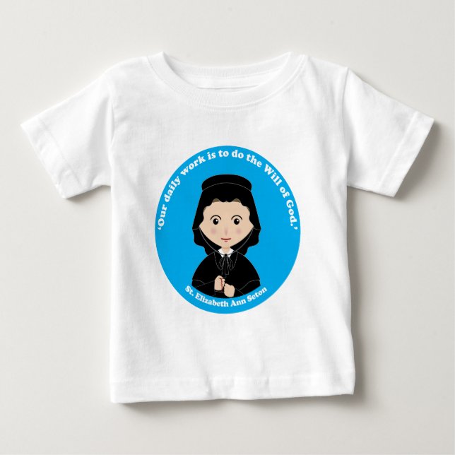 Camiseta Para Bebê Rua Elizabeth Ann Seton (Frente)