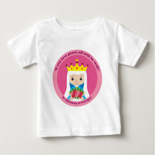 Camiseta Para Bebê Rua. Elizabeth de Portugal