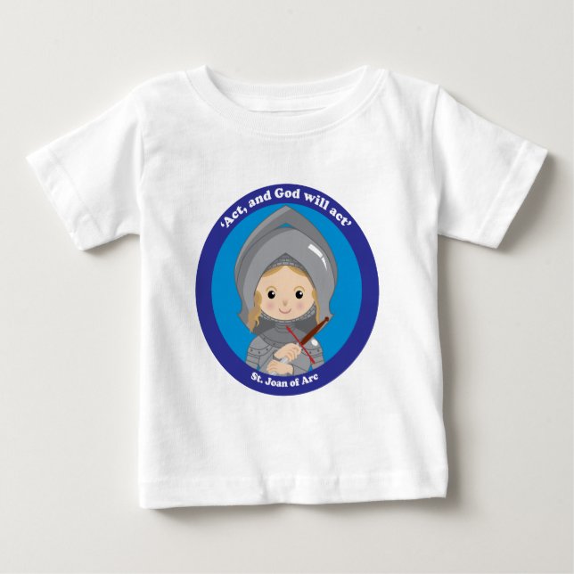 Camiseta Para Bebê Rua, Joan of Arc (Frente)