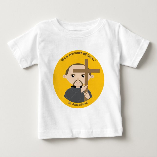 Camiseta Para Bebê Rua, João de Deus (Frente)